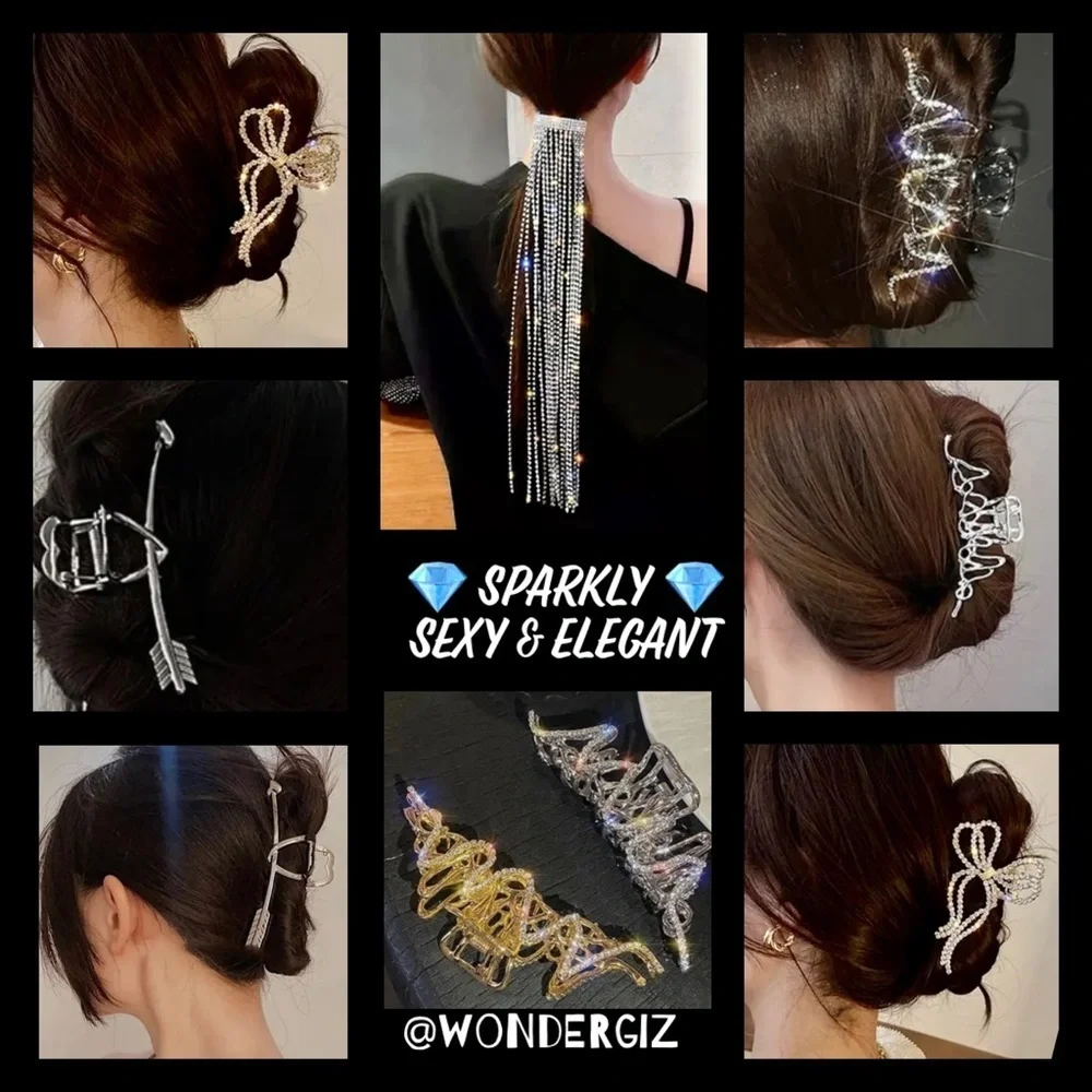 Super Elegant Embellished Hairpin to Enhance your Casual or Night Our Hair look - Picture 4 of 12